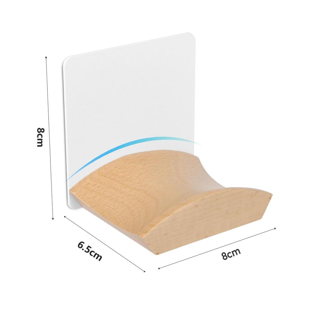 KAIXUANMAN Magnetic Headphone Hanger Headphone Hook Headphone Holder Storage Stand Controller Stand Bag Hanger Bag Hook Bag Hook Beech Multi-Purpose