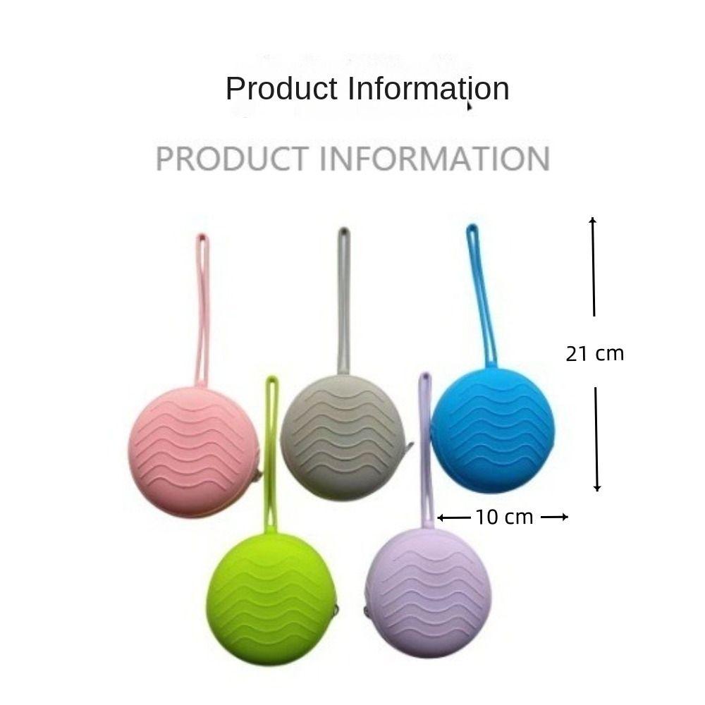 Silicone Soother Container Box Round Nipple Storage Bag New Baby Pacifier Holder  for Outdoor