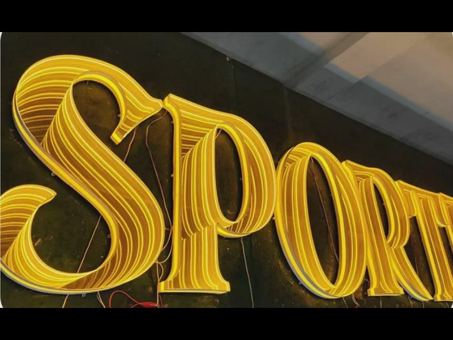 Пользовательский 3D Неоновый Зеркальный Знак Бездны