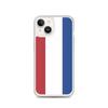 Coque iPhone - Drapeau Pays-Bas - Modèle Vertical - Souple - Multicolore - TPU Transparent