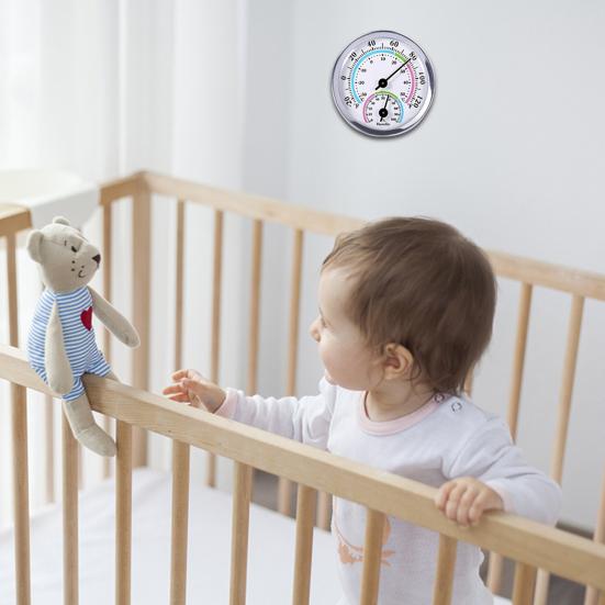 Термогигрометр с 2 указателями, батарея не требуется, автоматическое определение четкой шкалы, настенный высокоточный измеритель влажности для дома