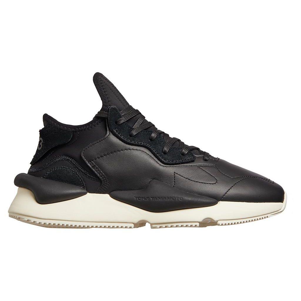 adidas Черные с белым кроссовки унисекс Y-3 Kaiwa ID5429