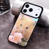 Милый Прелестный Чехол для Телефона с Хомячком Для iPhone 17 16 15 14 13 12 11 Pro Max Plus 17Air Мягкий Силиконовый Чехол