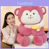 Monkey Banana Pink Plush Toys Adorable Cartoon Birthdays Gifts Cuddly Dolls
