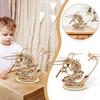3D Wooden Mechanical Hummingbird Model Manual Assembly Puzzle Adult Children Educational Wooden Handicraft Ornaments