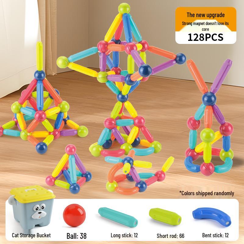 Wan Le Hui Magnetic Sticks: Children's Educational Building Blocks for Early Learning and Development