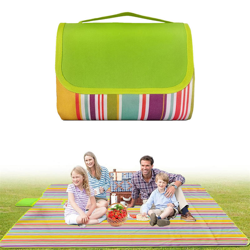 1PC Beach Blanket Waterproof Sandproof Portable Blankets Foldable Lightweight Spring Summer Camping Park Outdoor Picnic Blankets