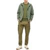 STONE ISLAND Куртка с капюшоном и длинным рукавом на молнии с нашивкой-логотипом Мужские куртки Военно-зеленый 721540927-V0058