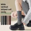 Female Spring and Autumn Micro-pressure Thin High Tube Calf Socks