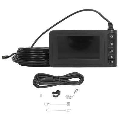 Промышленный эндоскоп 1080P Угол обзора 178 градусов Объектив 8 мм IP67 Камера для инспекции труб с 4,3-дюймовым IPS-экраном Светодиодная подсветка