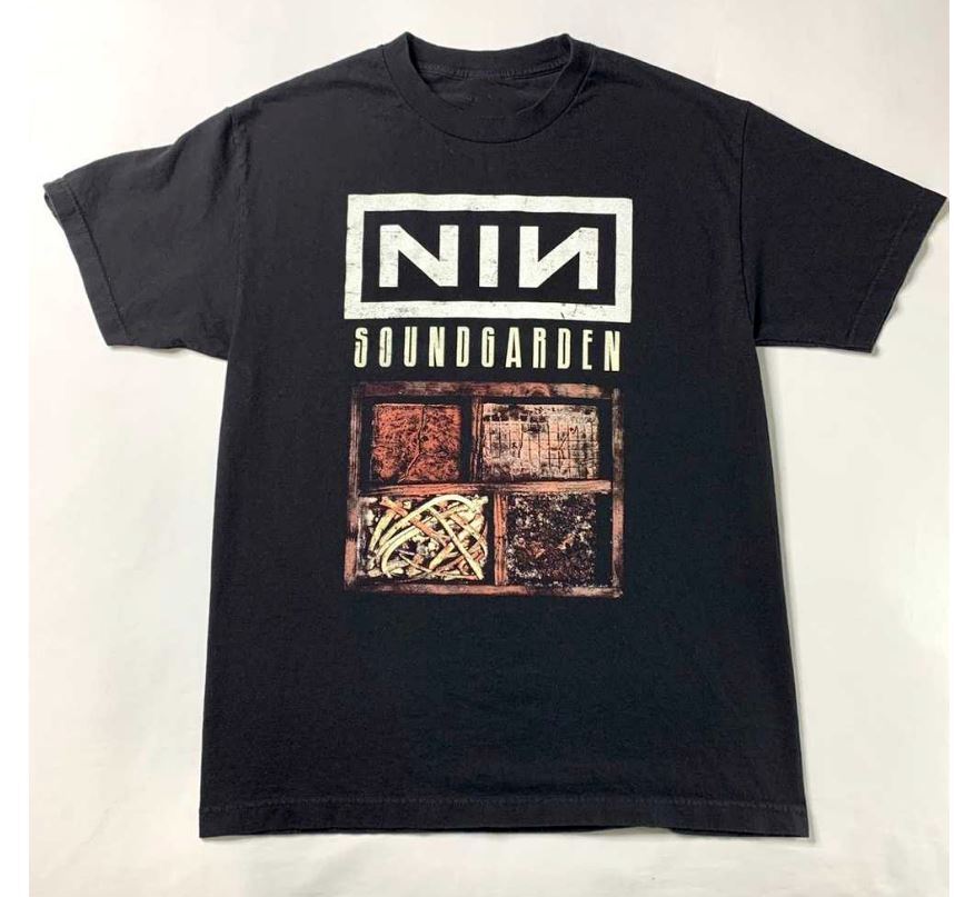 Футболка Nine Inch Nails Soundgarden Тур 2014 Хлопок Для мужчин Женщин S-4XL