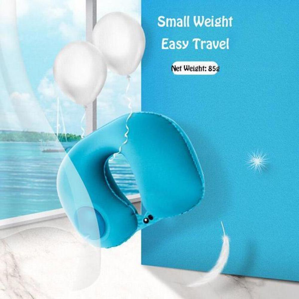 Portable Inflatable Airplane Neck Pillow Travel Pillows Cervical Vertebr Pillow U-Shape