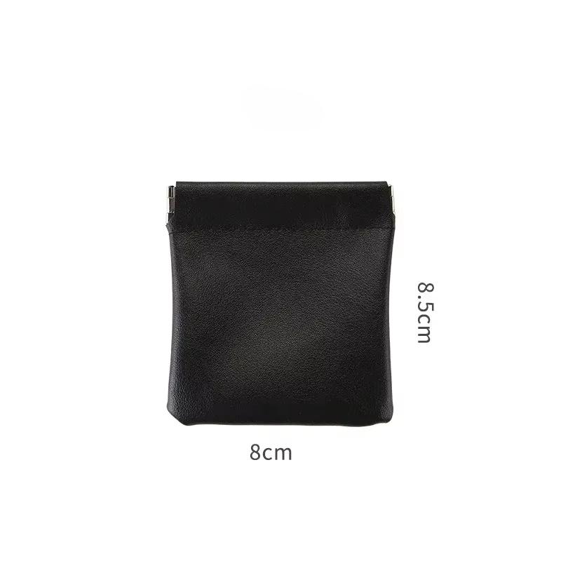 PU Leather Coin Money Change Purse Men Women Mini Coin Purse Card Holder Money Bag Small Coin Storage Wallet Purse