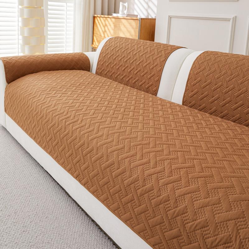 Чехол на диван противоскользящий грязеотталкивающий подушка сиденья полосатая подушка для дивана универсальный защитный чехол для четырех сезонов