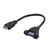 Высокоскоростной кабель USB 3.2 для передней панели, 20-контактный тип E на USB 3.1 тип A, удлинитель для подключения