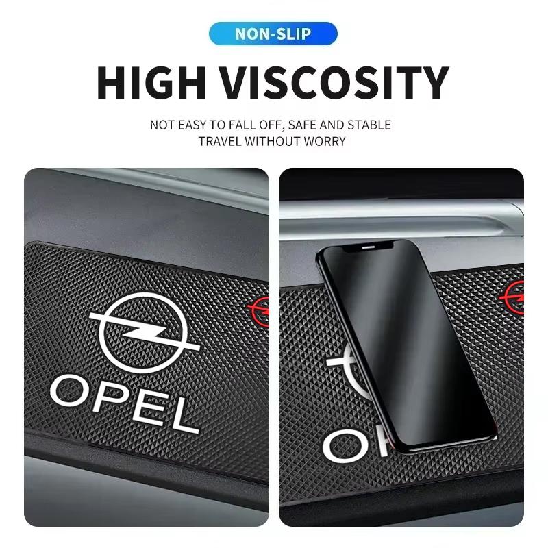 Car Dashboard Storage Pad Phone Holder Anti-slip Mat Accessories For Opel Meriva Mokka Grandland Vectra Zafira Vivaro Antara wln255