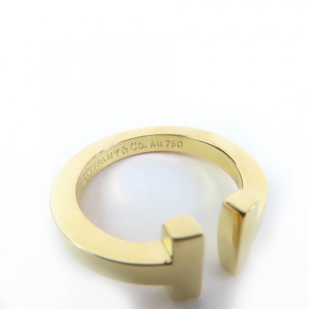 Excellent TIFFANY&Co. Ring Square ring Yellow Gold AU750 Women Used