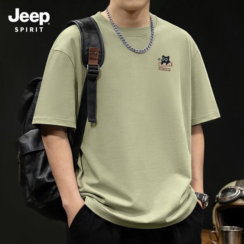 Мужская летняя хлопковая футболка свободного кроя JEEP SPIRIT 2026