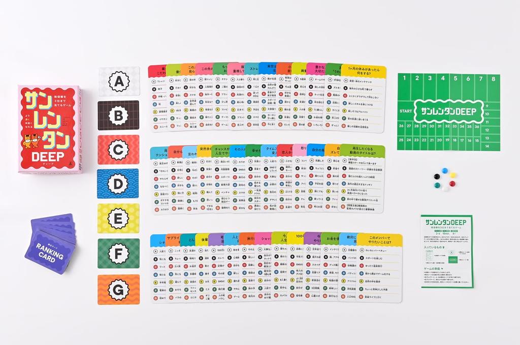 Gentosha Sanrentan DEEP A Game Where You Guess Up To Three Includes an LOVE DEEP Theme - Values. Amazon-exclusive Card.