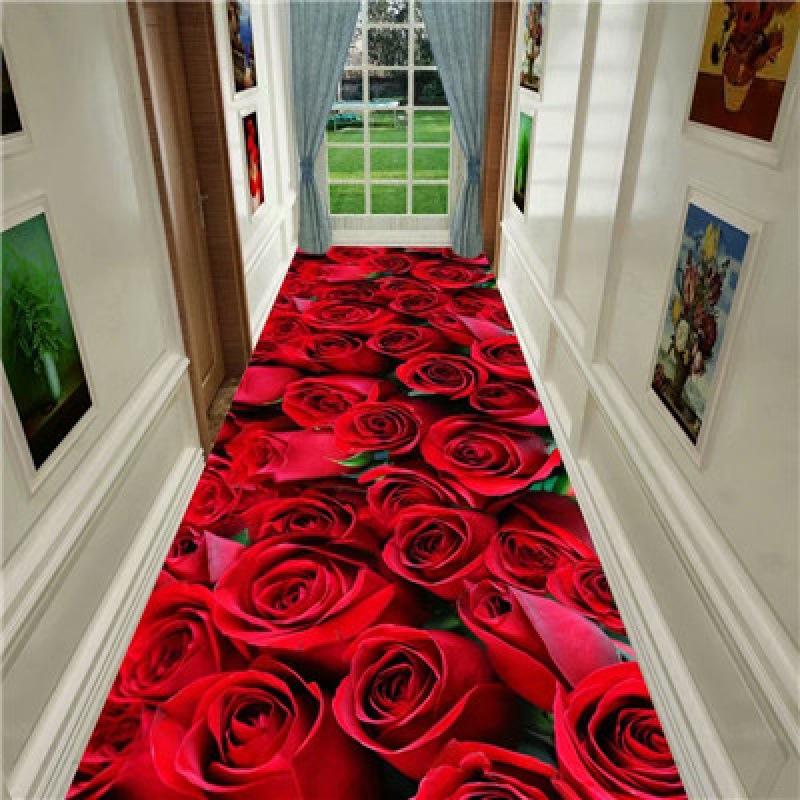 3D Pattern Sunflower Print Carpet, Living Room Bedroom Home Decoration Carpet Bathroom Balcony Non-slip Doormat Birthday Present
