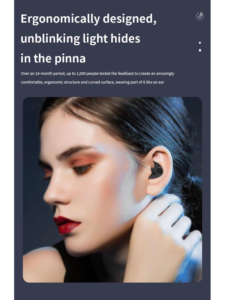 Private Mold TWS Non-In-Ear Sleep Wireless Bluetooth Earphones