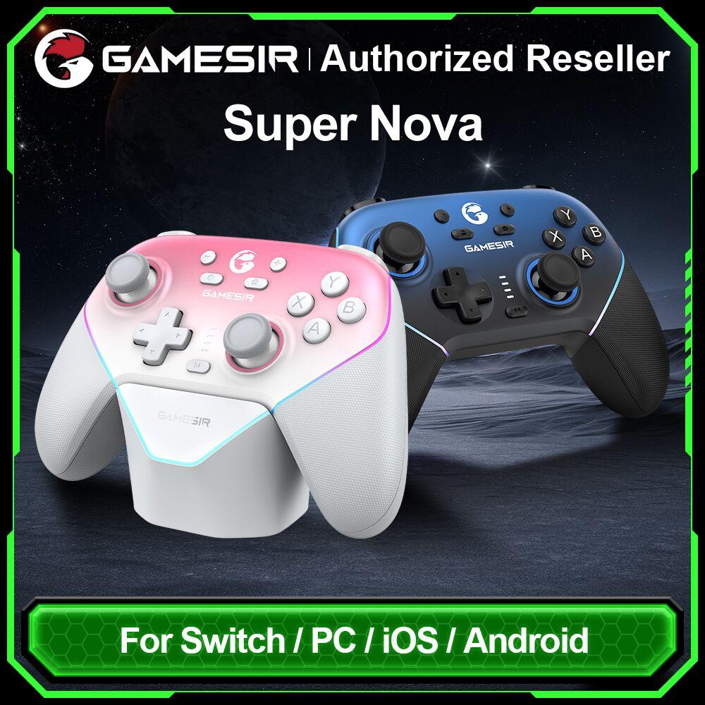 Gamesir Supernova Bluetooth Controller for PC Game Wireless Gamepad for Nintendo Switch 1&2 Android IOS Hall Joysticks RGB Light