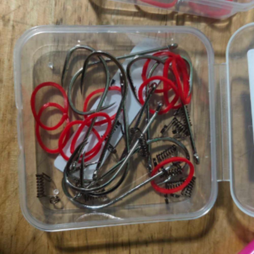 10pcs High Carbon Steel Live Shrimp Bait Hooks Pickerel Hawksbill Single Hook Sea Fishing