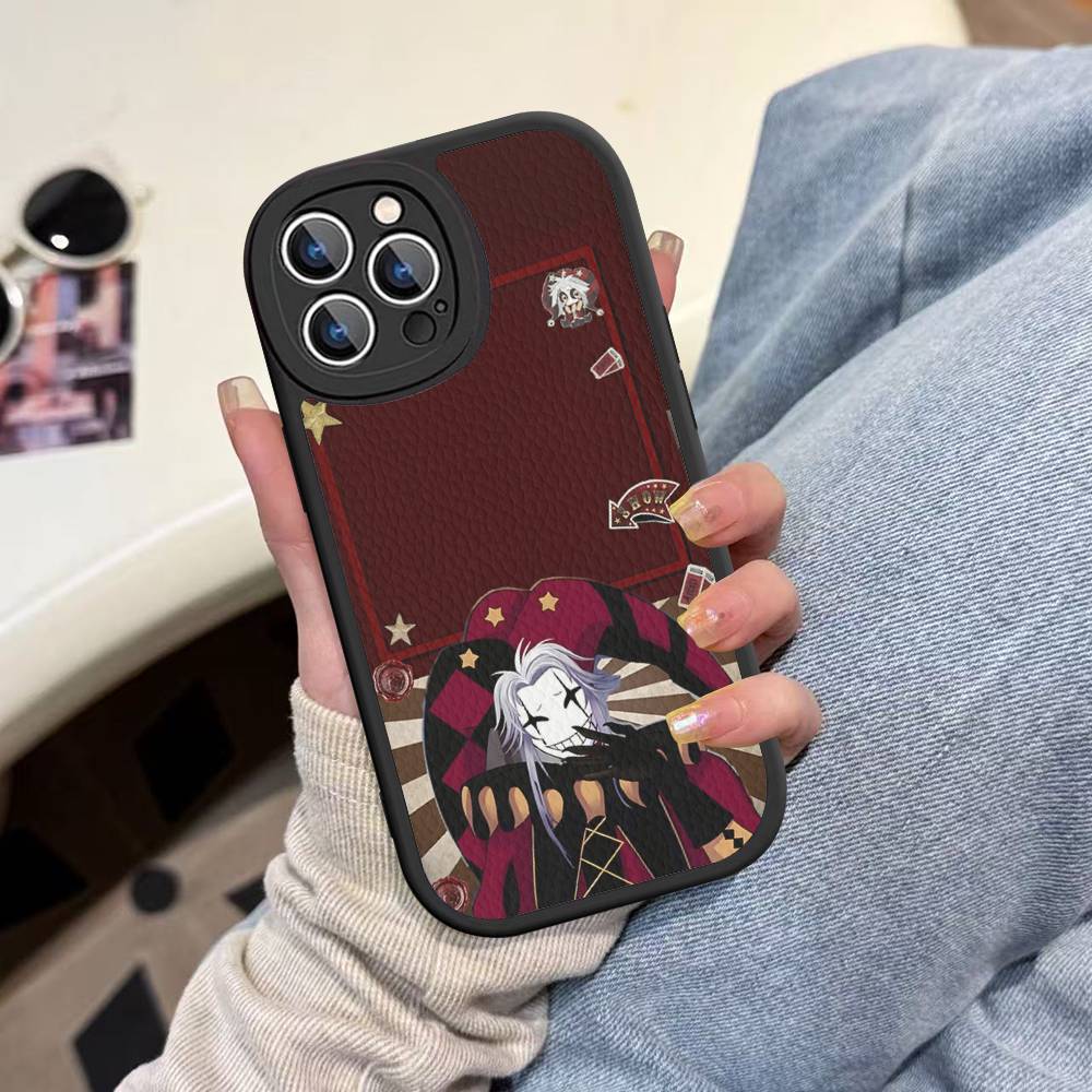 Чехол для телефона 'Цирк Уродцев Пьеро' для iPhone 11 12 13 14 15 16 Pro Max Mini Plus Мягкий кожаный чехол