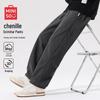 Men's Draping Chenille Tapered Casual Pants
