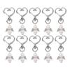10pcs White, Pink, Blue Alloy Guardian Angel Charm  Daily bag pendant and key storage decoration