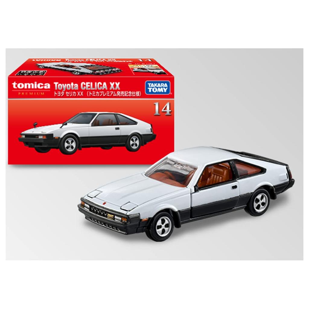 TAKARA TOMY Premium 14 Toyota Celica XX Premium Release Commemoration Mini Car Car Toy Ages Boxed Passes Toy Safety Standards ST Mark Certification