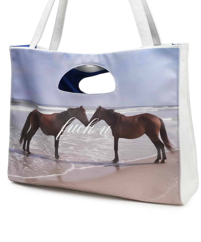 Grailz Two Face Tote Bag [Blue]