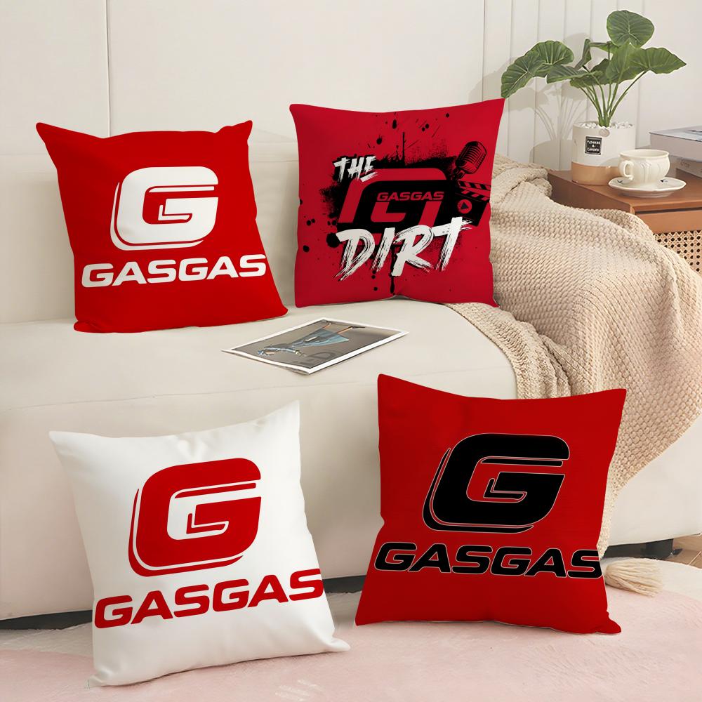 Motorcycles GgasGAS Cushion Cover Pillowcase Ultra Soft Skin Friendly Fabric Cloud Like Comfort Concealed Zipper
