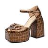Luxury Platform Sandals Women Designers Summer New Comfortable Block Heel Shoes For Women Fashion Mary