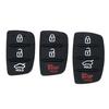 3 4 кнопки автомобильные аксессуары 1 шт. автомобильный ключ резиновая накладка кнопки автомобильный стиль чехол для ключа чехол для Hyundai Ix35 Ix45 автомобильный ключ корпус автозапчасти пульт дистанционного управления