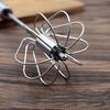 Stainless Steel Semi-Automatic Egg Beater - Multifunctional Manual Milk Frother & Whisk for Mixing, Baking, and Cooking