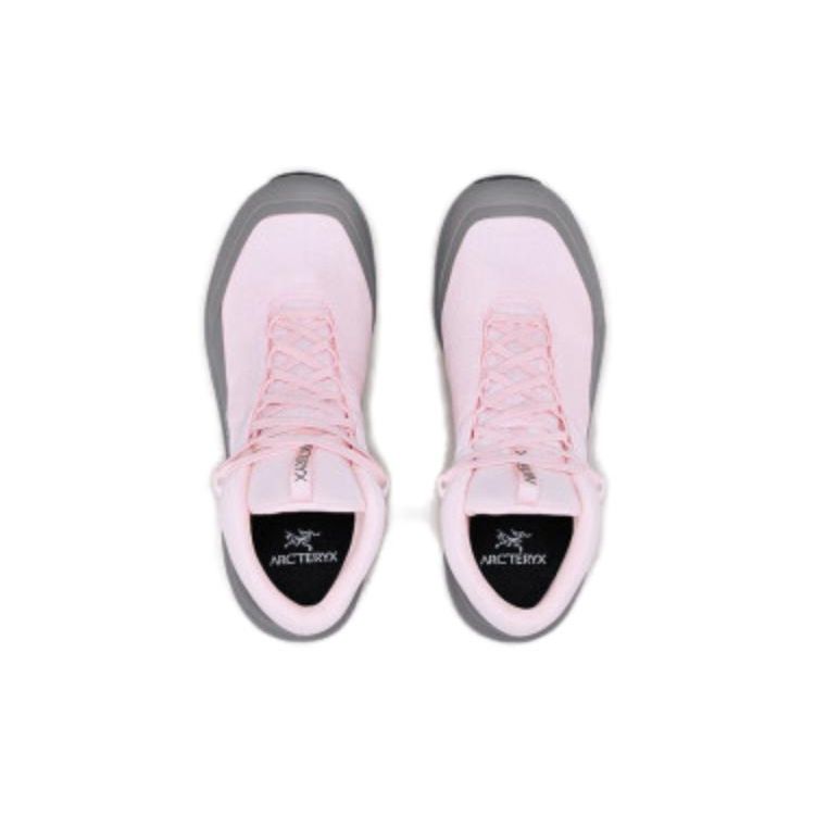 Arcteryx Aerios Mid Gtx Круглый носок Удобные Дышащие Поддерживающие Средняя высота Треккинговые ботинки Женские треккинговые ботинки Серый Розовый L8087800