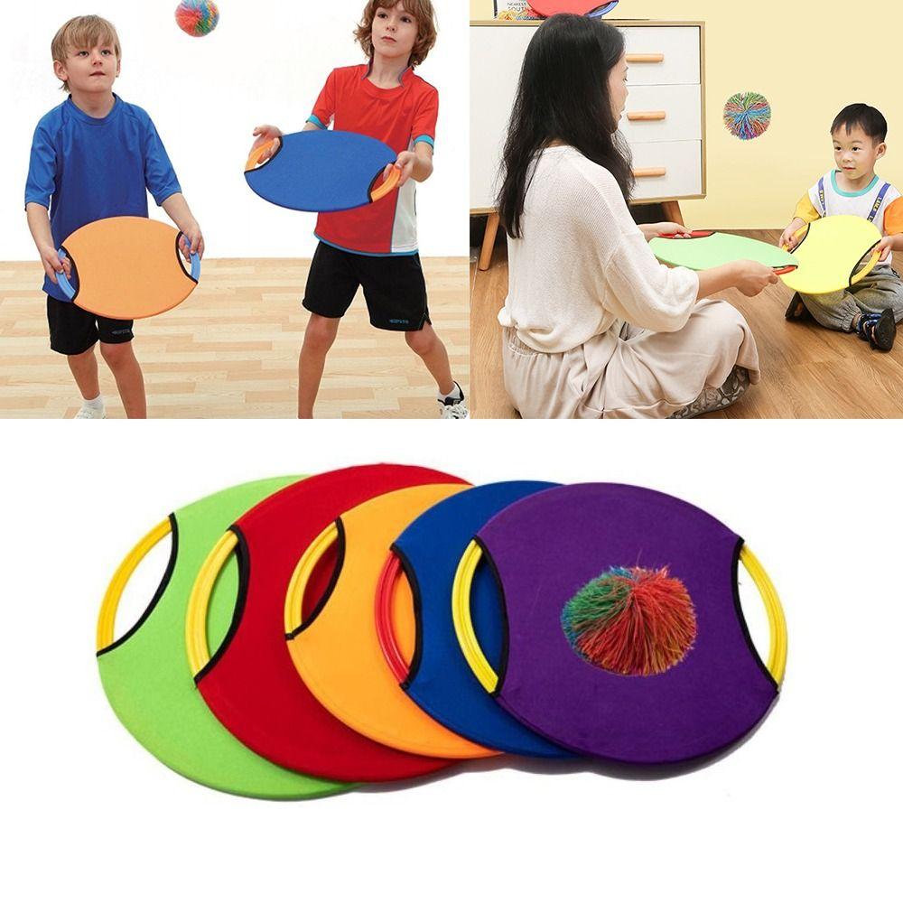 Parent-Child Interactive Throw Catching Ball Elastic Plate Throw Catch Toy for Children/Kids