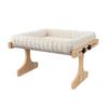 Wooden Frame Cat Window Bed Plush Cushion Cat Hammock Pet Furniture Cat Perch Hammock  Home Use