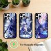 G-Genshin Impact F-Furina Чехол для телефона для iPhone 17/16/15/14/13/12/Plus/Pro/Max для Магнитной Беспроводной Зарядки