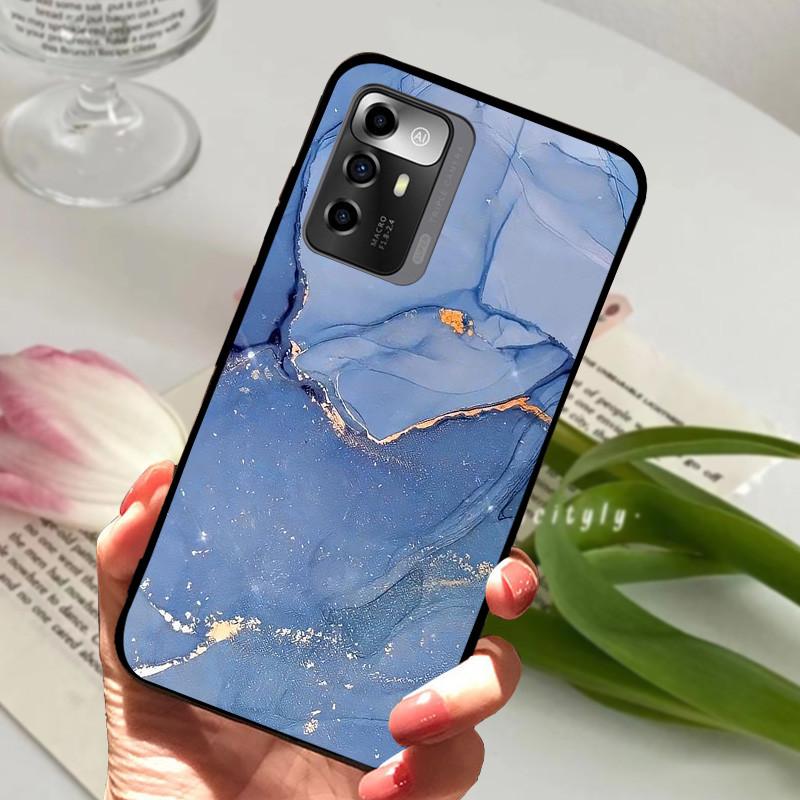 Чехол для ZTE Blade A72 / A 72 5G / A52 Черный Силиконовый Мягкий ТПУ Фунда Чехол для ZTE Blade A72 5G BladeA72 Бампер Защита Fundas