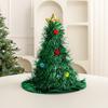 Green Christmas Hat Holiday Costume Accessory for Party Home Events Xmas Decoration Photo Props Santa Hat Red New Year