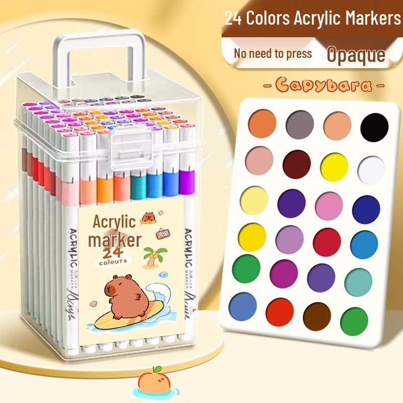 Акриловые маркеры и смываемые мелки для детей - Художественные принадлежности для начальной школы и детского сада