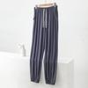 "Men's Summer Modal Ice Silk Thin Trousers: Large Size, Anti-Mosquito, Air-Conditioning Home Pajamas"