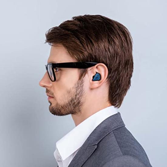 GLIDiC Wireless Earphones Bluetooth Function Type Superb Fit IPX5 Waterproof Standard Active Noise Canceling Rapid Charging Up To 35 Blue Width X