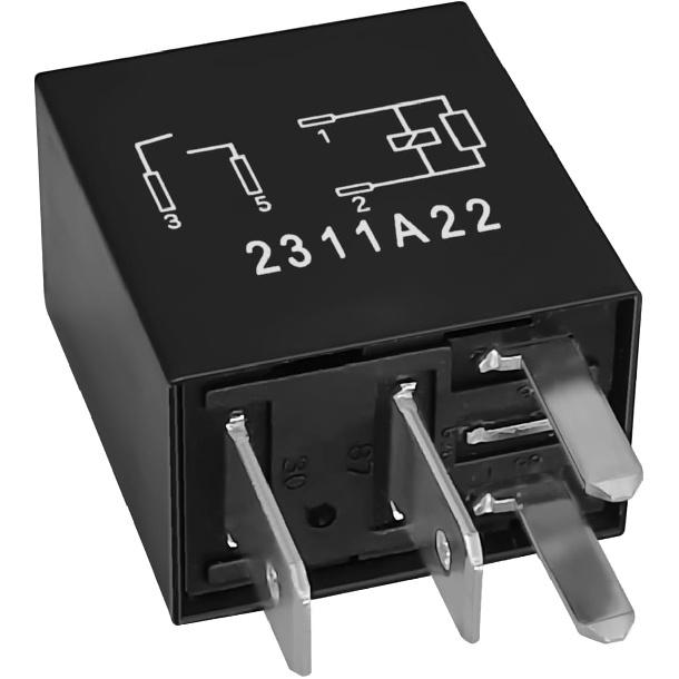 Реле 8T2T-14B192-AB (Набор из 2), Автомобильное реле 12В DC, 4 контакта, вставляемое - Надежная OEM-замена, Совместимо с выбранными автомобилями Ford