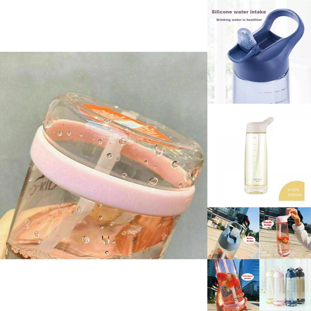 Convenient Leakproof Bpa Free Water Bottle With Straw For On-the-go Use