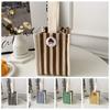 Striped Messenger Bag Cartoon Lunch Bag Fashion Hand Bags  Picnic