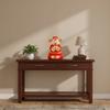 Solar Powered Solar Caishen Sculpture Auto Shaking Car Ornaments  Home Decoration