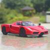 Ferrari Enzo Classic Supercar Simulation Diecast & Toy Vehicles Sounds & Light Pull Back Car 1:32 Alloy Model Gifts For Children